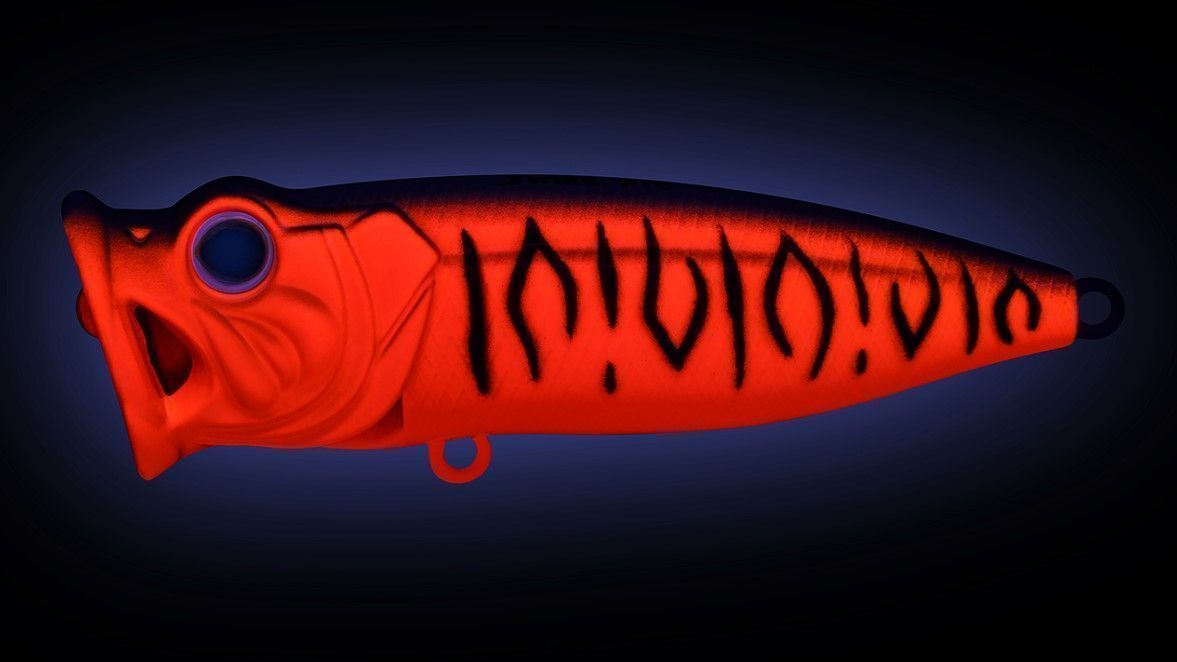 Воблер Strike Pro Pike Pop 70 A207 Red Devil Pearl 10,5 гр   SH-002C#A207 — крупный план
	                                    1