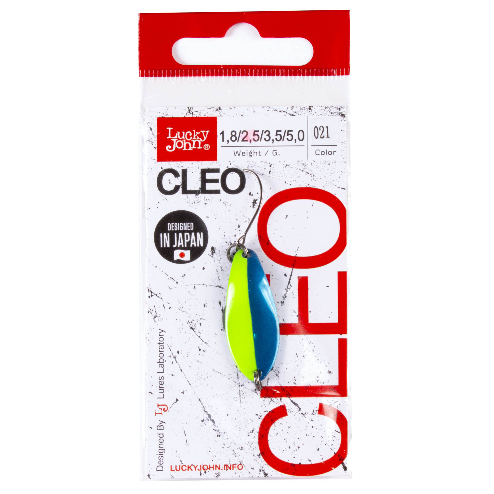 Колеблющаяся Блесна Lucky John Cleo 2,5 гр 31 мм 021   LJCL25-021 — крупный план
	                                    2
