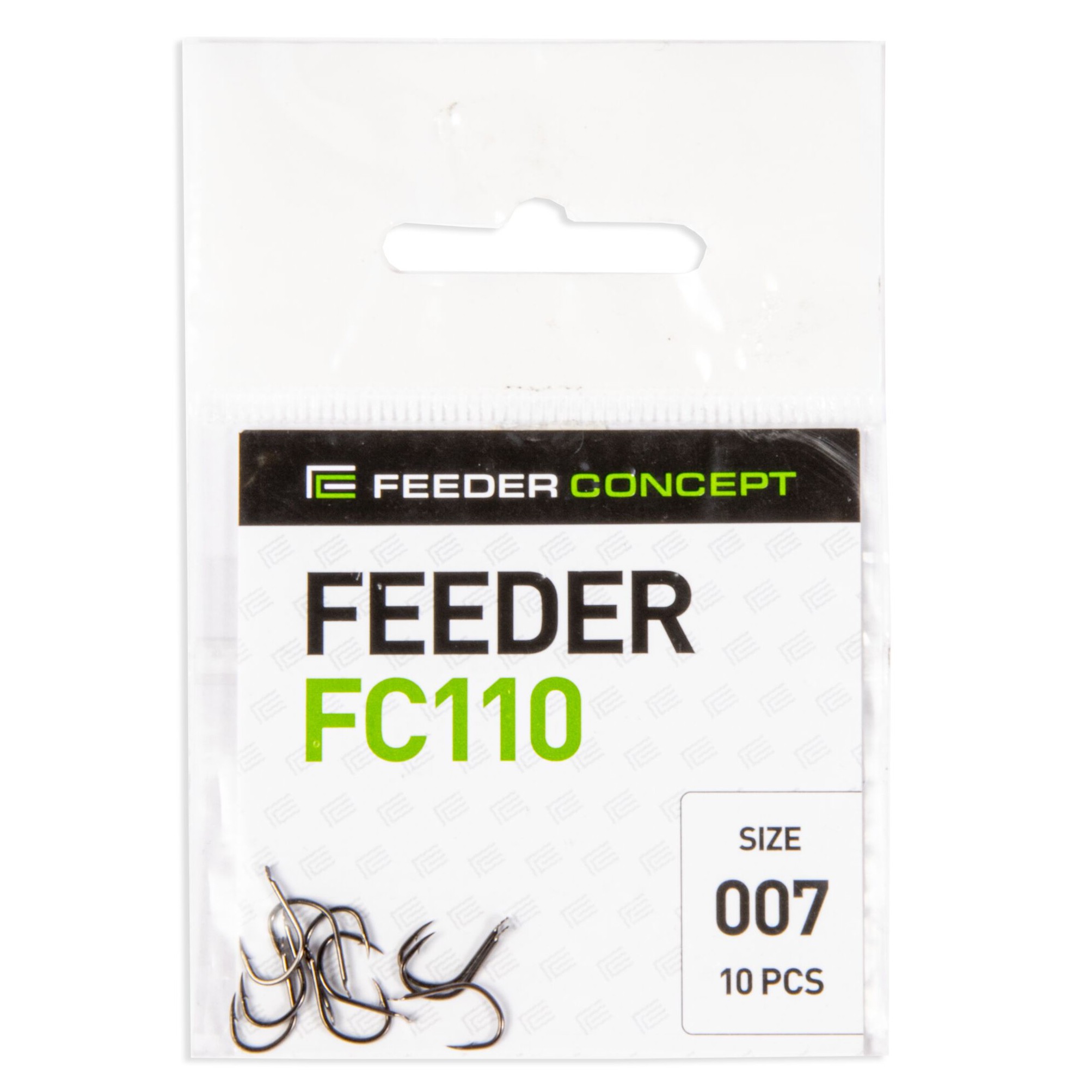 Крючок Одинарный Feeder Concept Feeder FC110 №7 10 шт    FC110-007 — крупный план
	                                    2