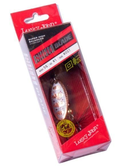 Вращающаяся Блесна Lucky John Shelt Blade №1 5 гр 007   LJSB01-007 — крупный план
	                                    2