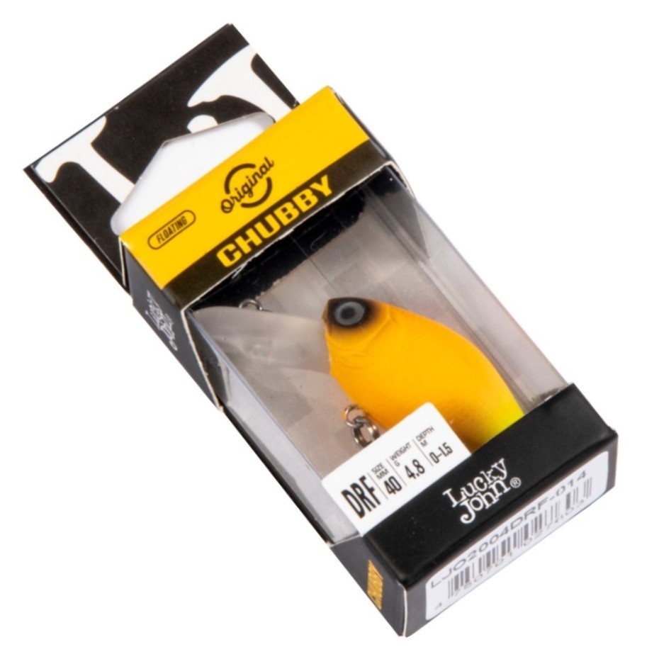 Воблер Lucky John Chubby DR 40F 014 3,8 гр Original  LJO2004DRF-014 — крупный план
	                                    2