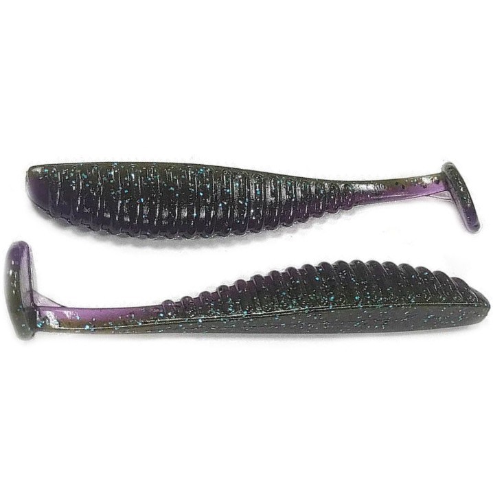 Силиконовая приманка Reins S Cape Shad 4.8 129 мм 4 шт 060-Onga River Moneybait   SCS4.8-060 — характеристики,  особенности конструкции