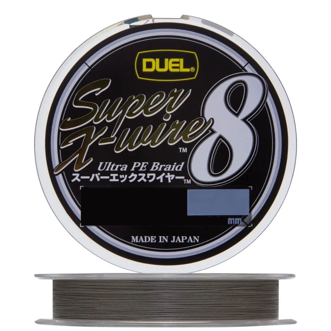 Плетеный шнур Duel PE Super X-Wire 8 150 м  PE # 0,6 Silver 0,13 мм   H3597-S — характеристики,  особенности конструкции