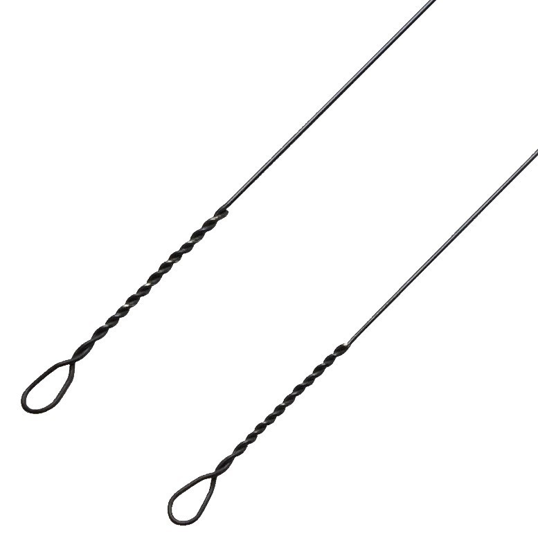 Поводок Тула Титан Струна 15 см 9 кг  0,35 мм  2 шт   птс-035150 — крупный план
	                                    1