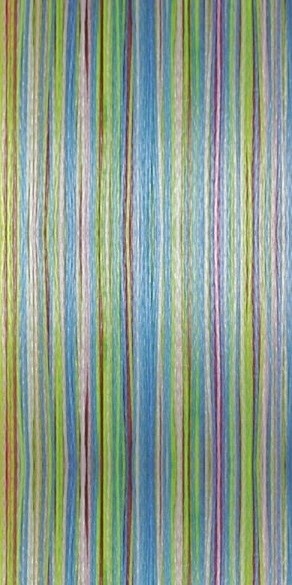 Плетеный шнур Major Craft Dangan Braid X8 200 м  PE # 1 Мультиколор 0,13 мм   DB8-200/1MC — крупный план
	                                    1