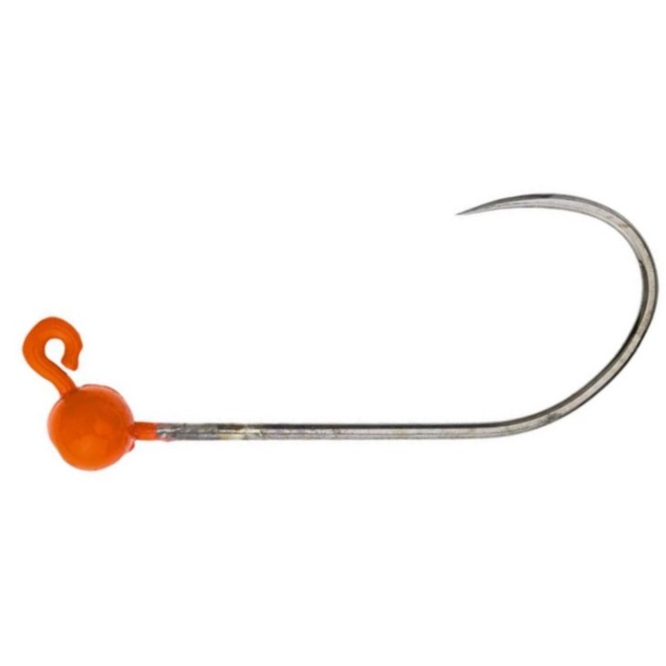 Джиг-головка Тула Безбородая №6 1,5 гр 3 шт Оранж   дбо-615 — характеристики,  особенности конструкции