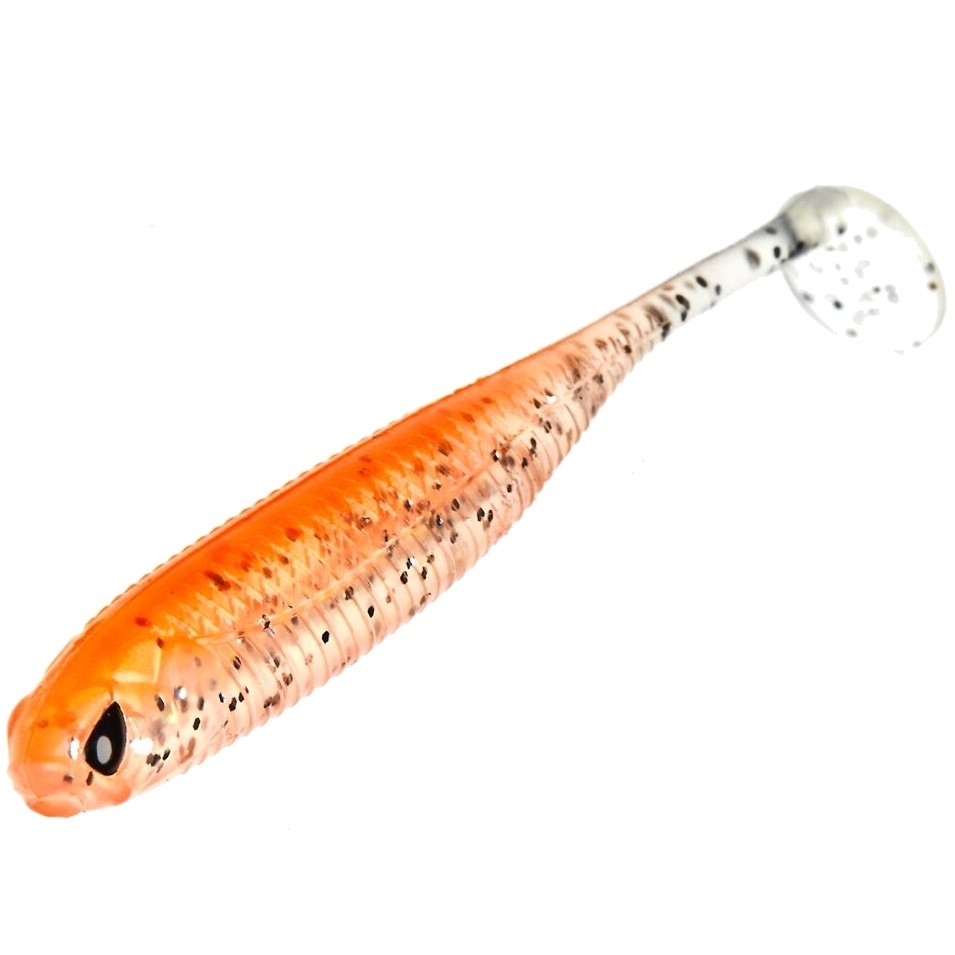 Силиконовая приманка Lucky John Makora Shad Tail 3.0in 76 мм 7 шт 007 3D Series  140406-007 — крупный план
	                                    1