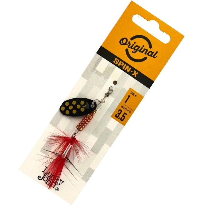 Вращающаяся Блесна Lucky John Spin-X Round №1 3,5 гр BF   LJSR01-BF — крупный план
	                                    2