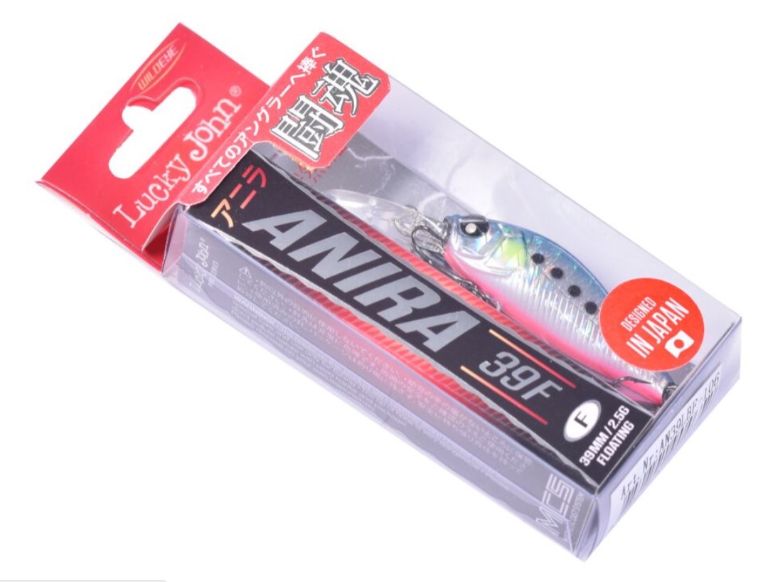 Воблер Lucky John Anira 39LBF 106 2,5 гр Pro Series  AN39LBF-106 — крупный план
	                                    2