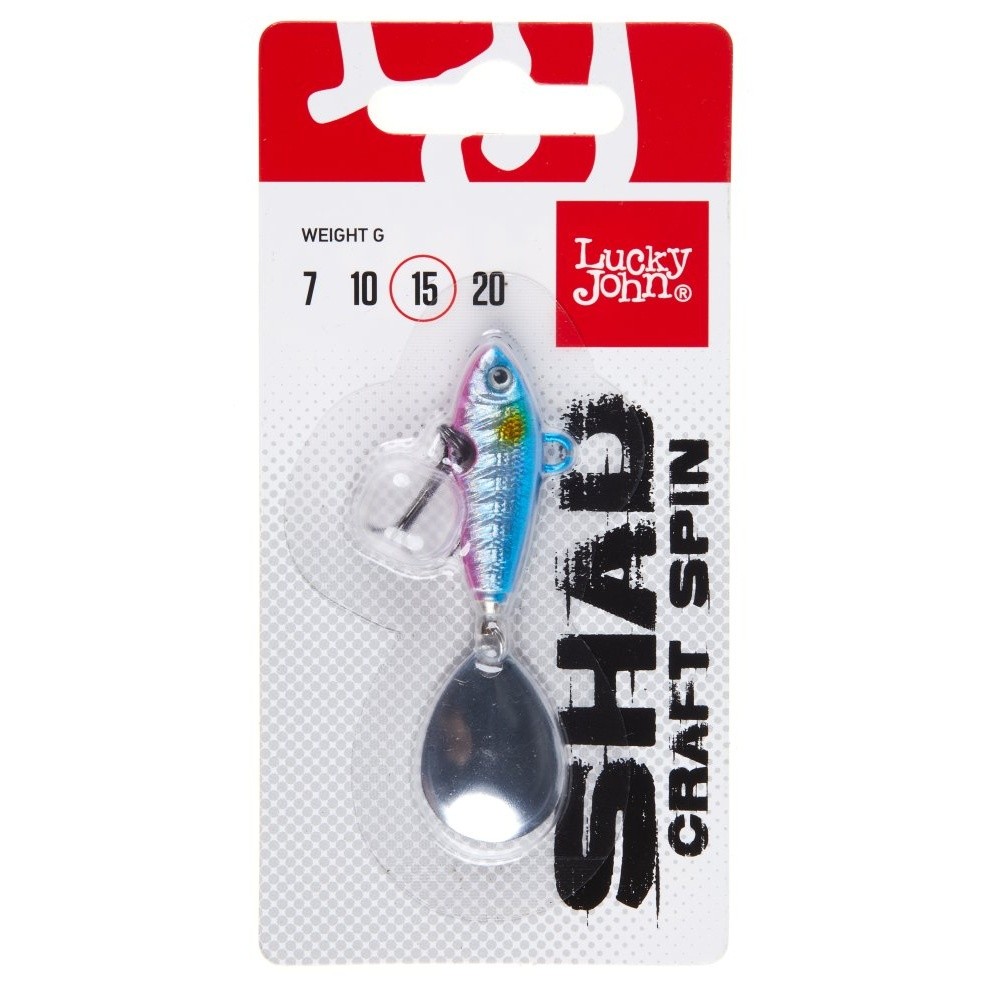 Тейл-спиннер Lucky John Shad Craft Spin 15 15 гр  018   LJSCS015-018 — крупный план
	                                    1