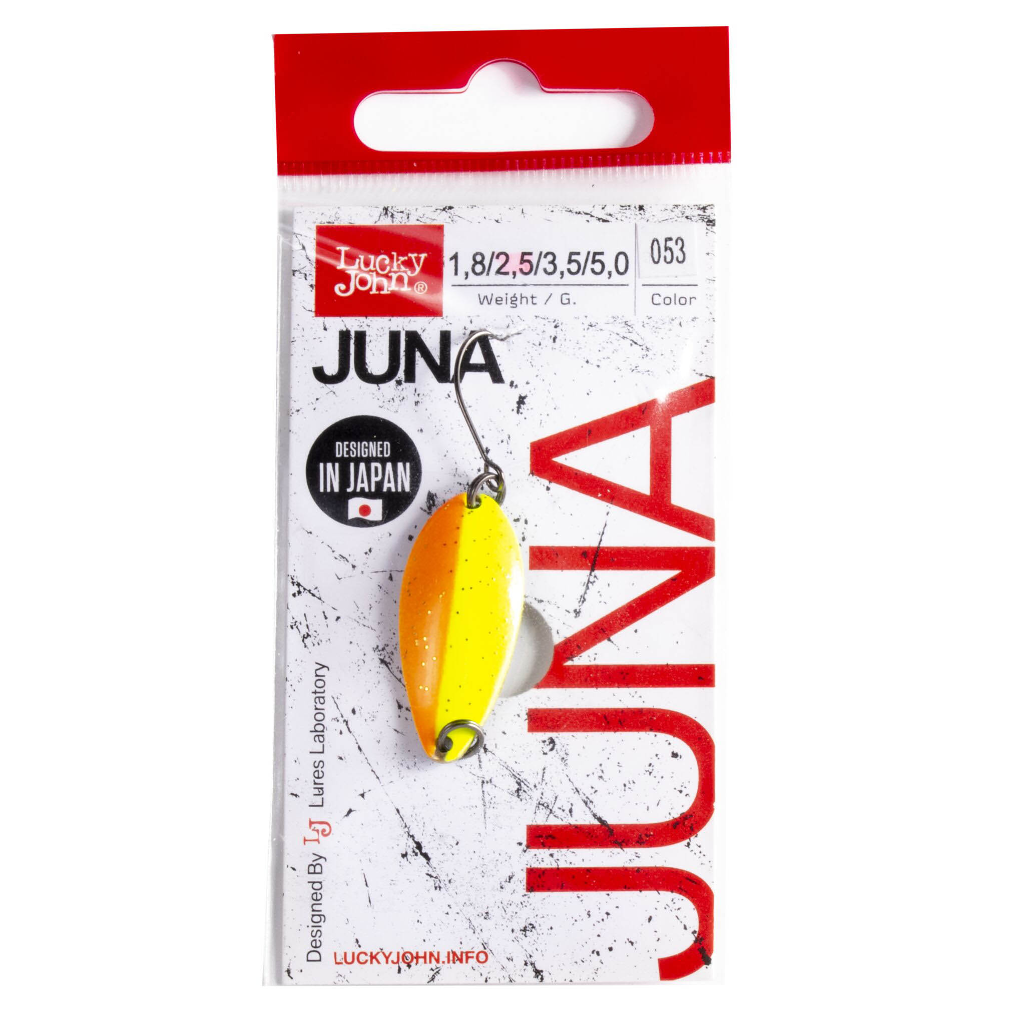 Колеблющаяся Блесна Lucky John Juna 2,5 гр 30 мм 053   LJJU25-053 — крупный план
	                                    3
