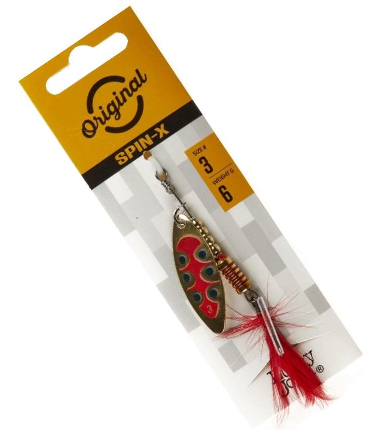 Вращающаяся Блесна Lucky John Spin-X Long №3 6 гр GX1   LJSL03-GX1 — крупный план
	                                    2