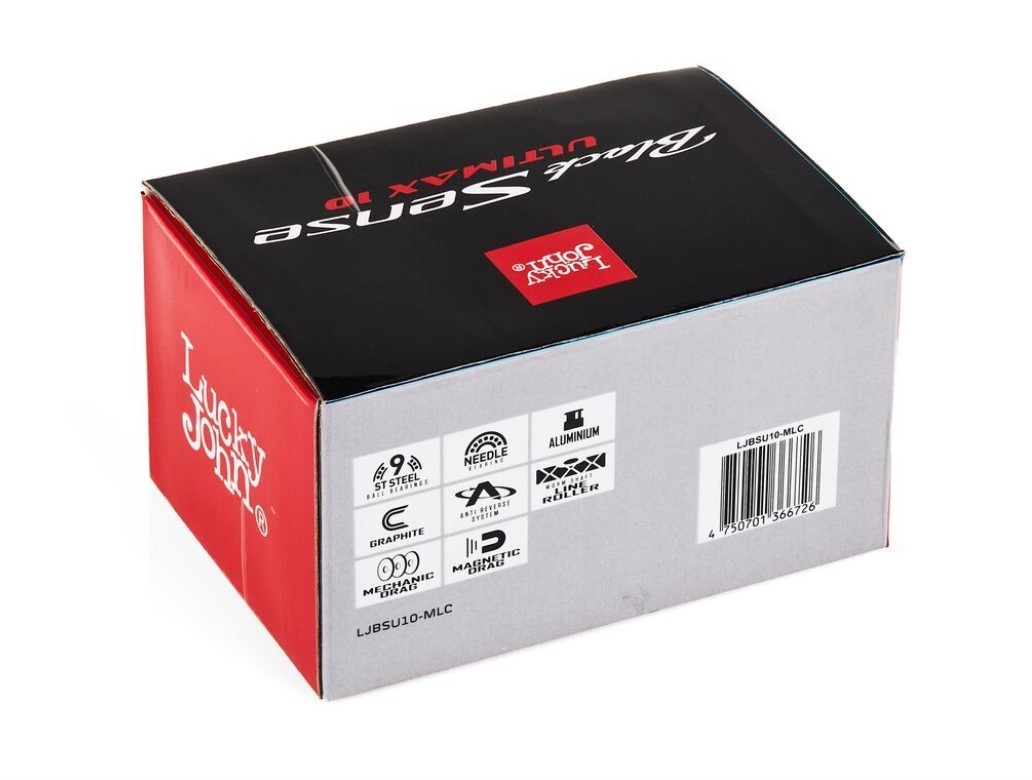Катушка Lucky John Black Sense Ultimax 10 10-MLC  Левая 21  LJBSU10-MLC — крупный план
	                                    3