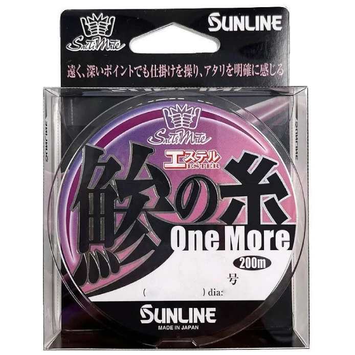 Эстер Sunline SM Aji No Ito One More HG 200 м  PE # 0,2  0,074 мм — характеристики,  особенности конструкции