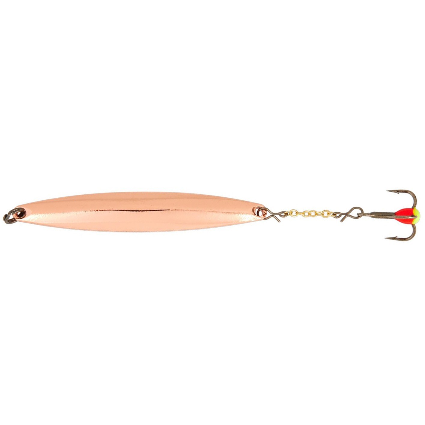Зимняя Блесна Lucky John Nail Blade 11 гр 55 мм C С цепочкой и тройником  LJNB55-C — характеристики,
	                                    особенности конструкции