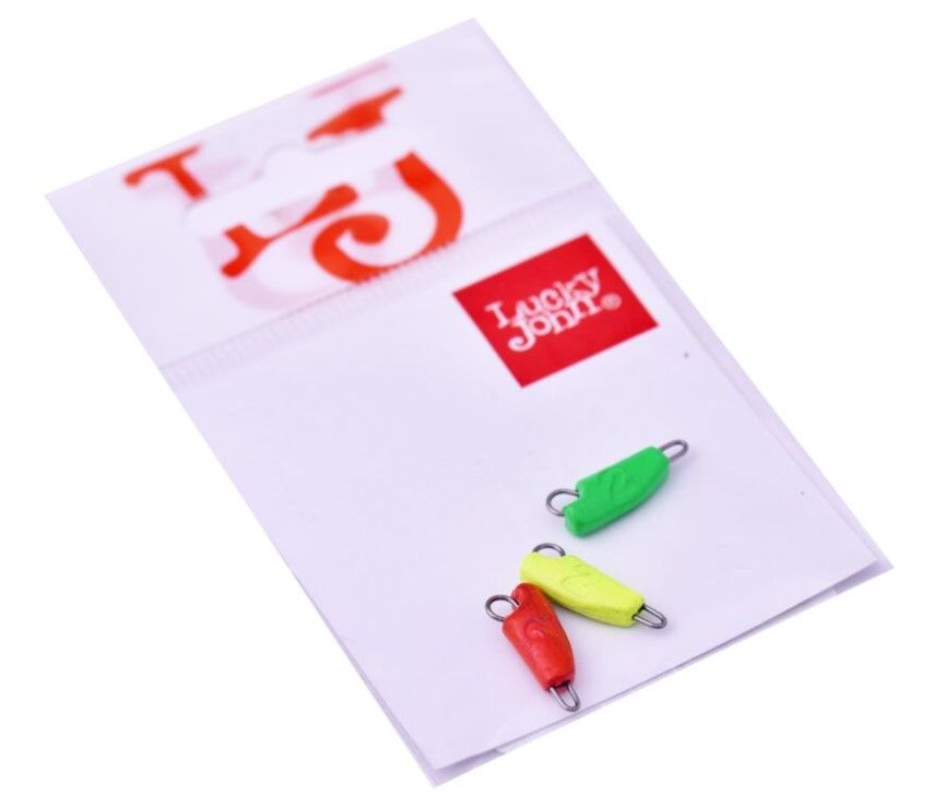 Груз Lucky John Rover 2 гр 3 шт RGY MIX1   LJRMIX1-002 — крупный план
	                                    1