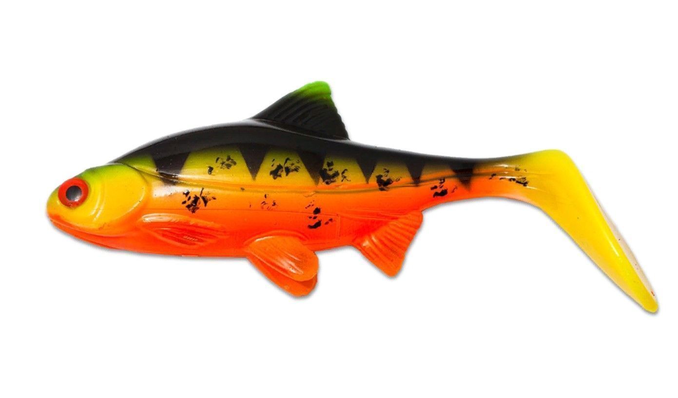 Силиконовая приманка Ola Lures Hooligan Roach 210 мм 1 шт FireTiger Kanalgratis  HR-FIRE-TIGER-11 — характеристики,
	                                    особенности конструкции