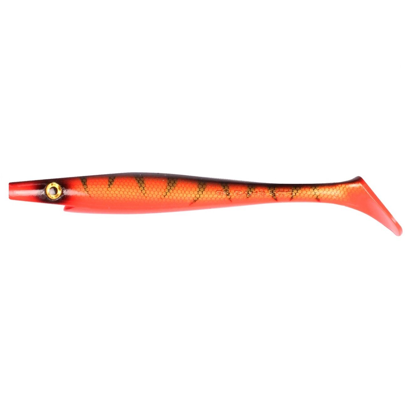 Силиконовая приманка Strike Pro Pig Shad Tournament 180 мм 2 шт Red Tiger   SP-172M#141 — характеристики,
	                                    особенности конструкции