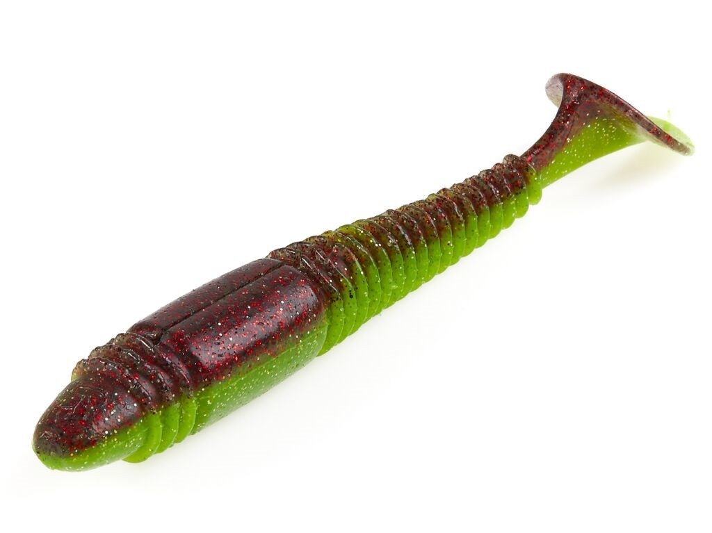 Силиконовая приманка Lucky John Tioga Fat 5.8in 147 мм 3 шт T44 Pro Series  140148-T44 — крупный план
	                                    1