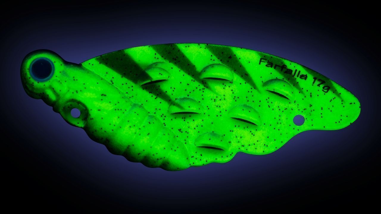 Цикада Strike Pro Farfalla 18 4,3 гр Glowing Blue Lemon   JG-007A#A172FL — крупный план
	                                    1