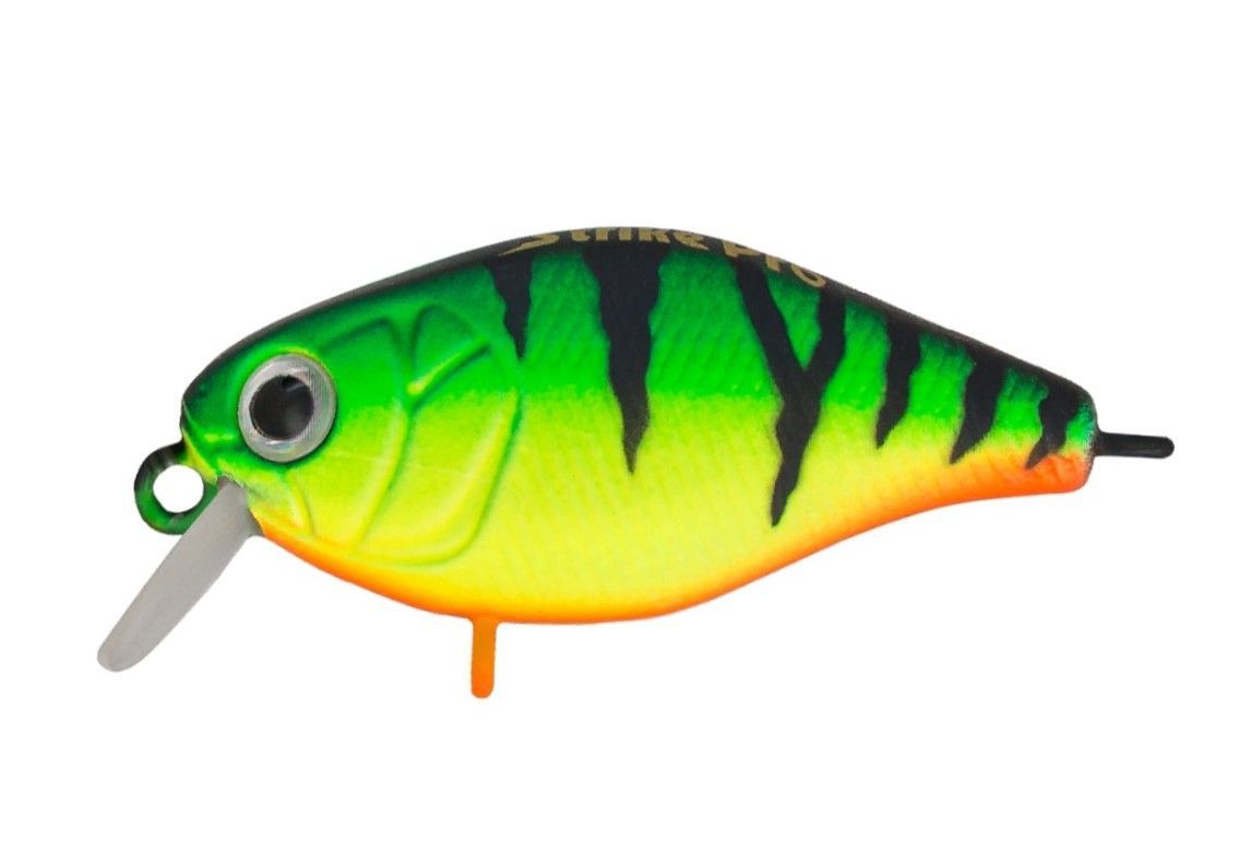 Воблер Strike Pro Cranky 40F A103S Mat Tiger Perch 4,2 гр   EG-164F#A103S — характеристики,  особенности конструкции