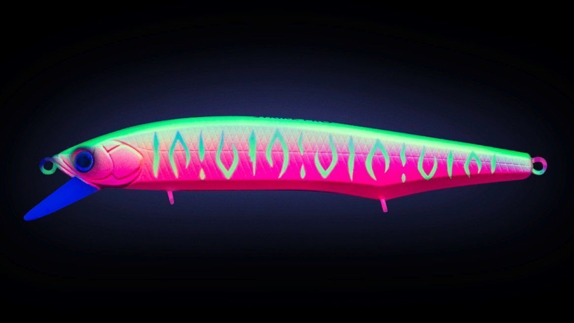 Воблер Strike Pro Intriger 105SP A230S Watermelon Mat Tiger 15 гр   EG-194A-SP#A230S — крупный план
	                                    1