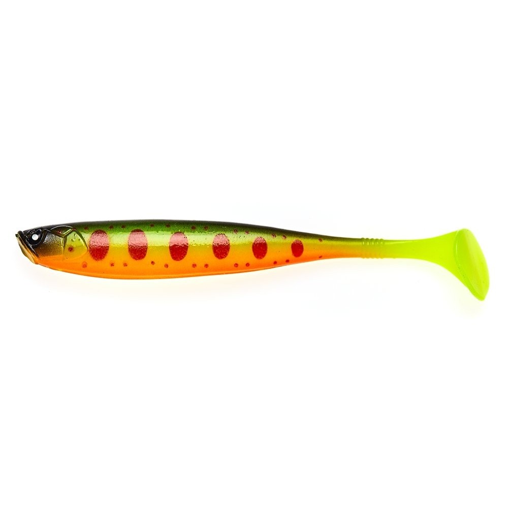 Силиконовая приманка Lucky John Basara Soft Swim 3.5in 89 мм 6 шт PG01 3D Series  140403-PG01 — крупный план
	                                    1