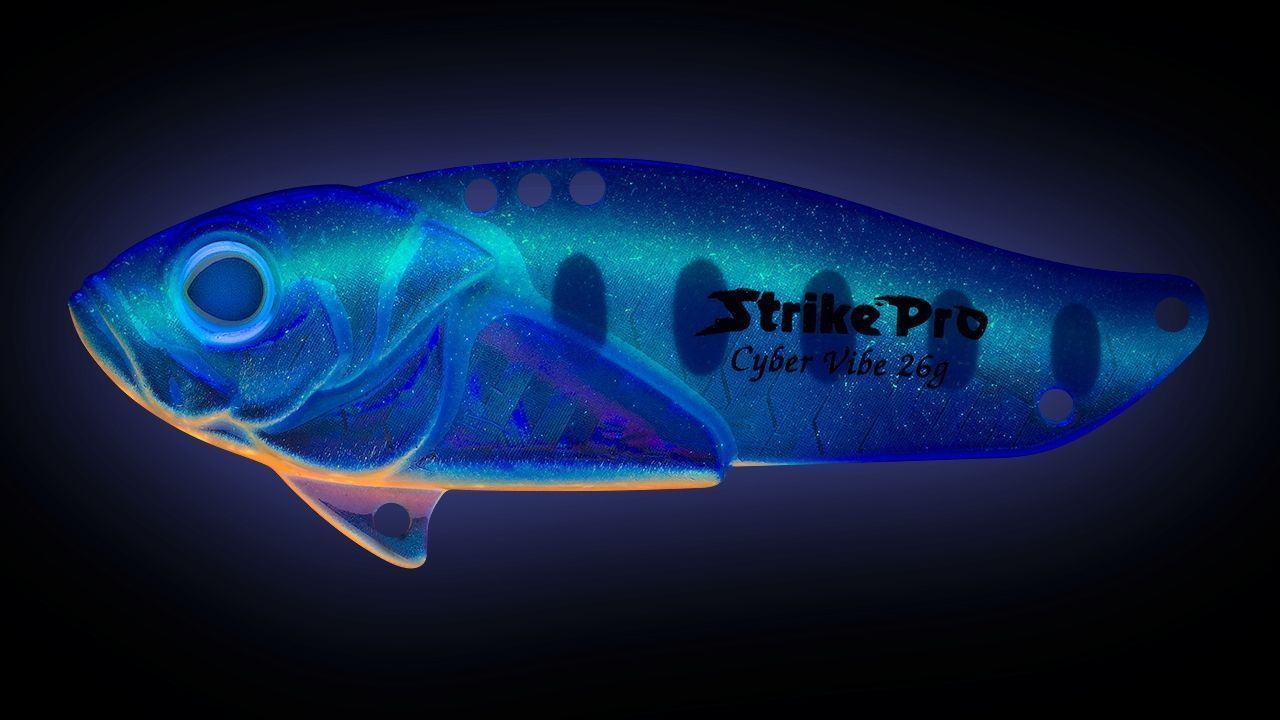 Цикада Strike Pro Cyber Vibe 40 6,6 гр UV blue silver OB   JG-005B#A150-713 — крупный план
	                                    1