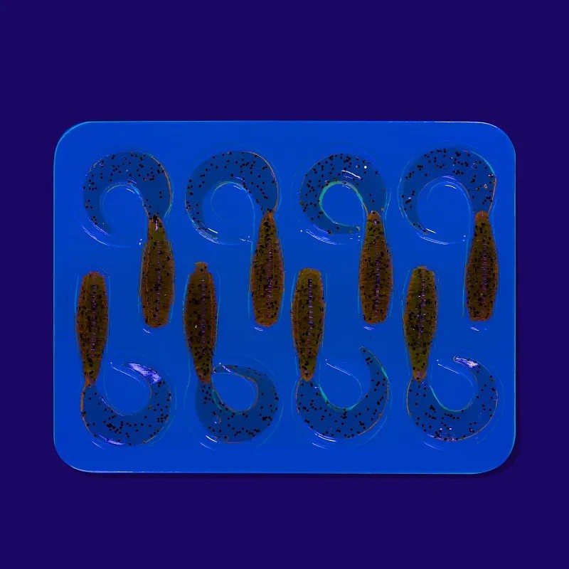 Силиконовая приманка CF Angry Spin 1 25 мм 8 шт 9   20-25-9-6 — крупный план
	                                    2