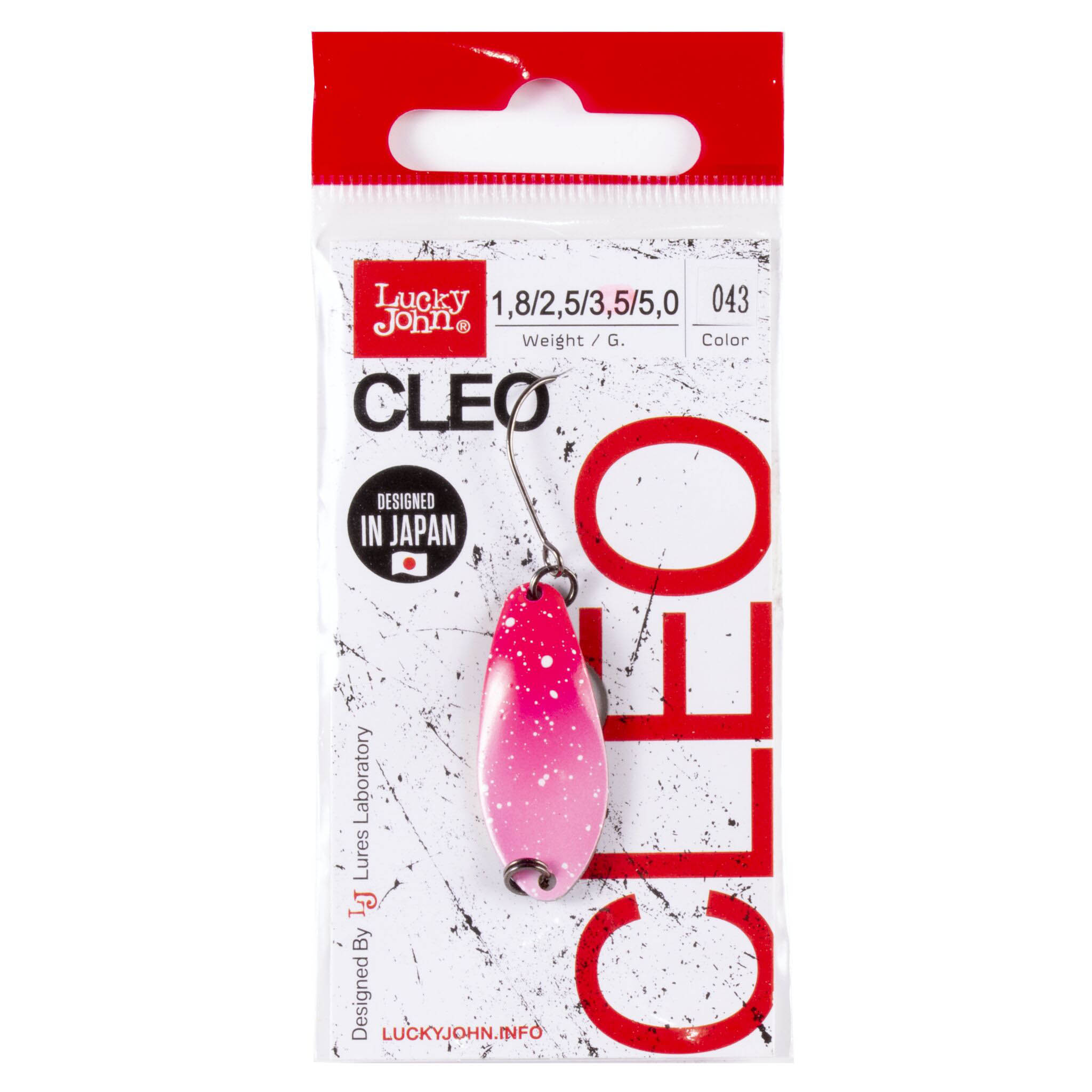 Колеблющаяся Блесна Lucky John Cleo 3,5 гр 34 мм 043   LJCL35-043 — крупный план
	                                    2