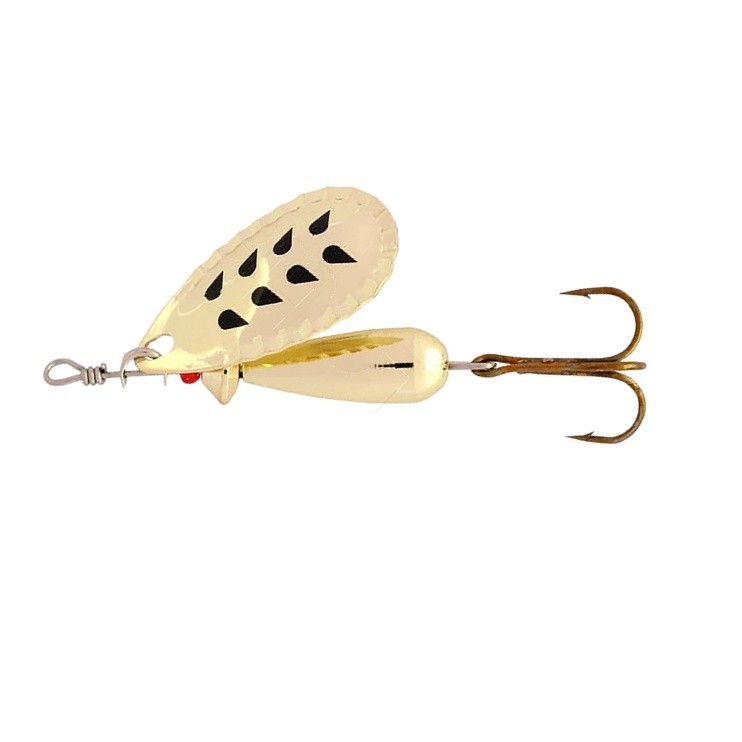 Вращающаяся Блесна Abu Garcia Droppen 6 гр Gold/Black Marks LF  1549730 — характеристики,  особенности конструкции