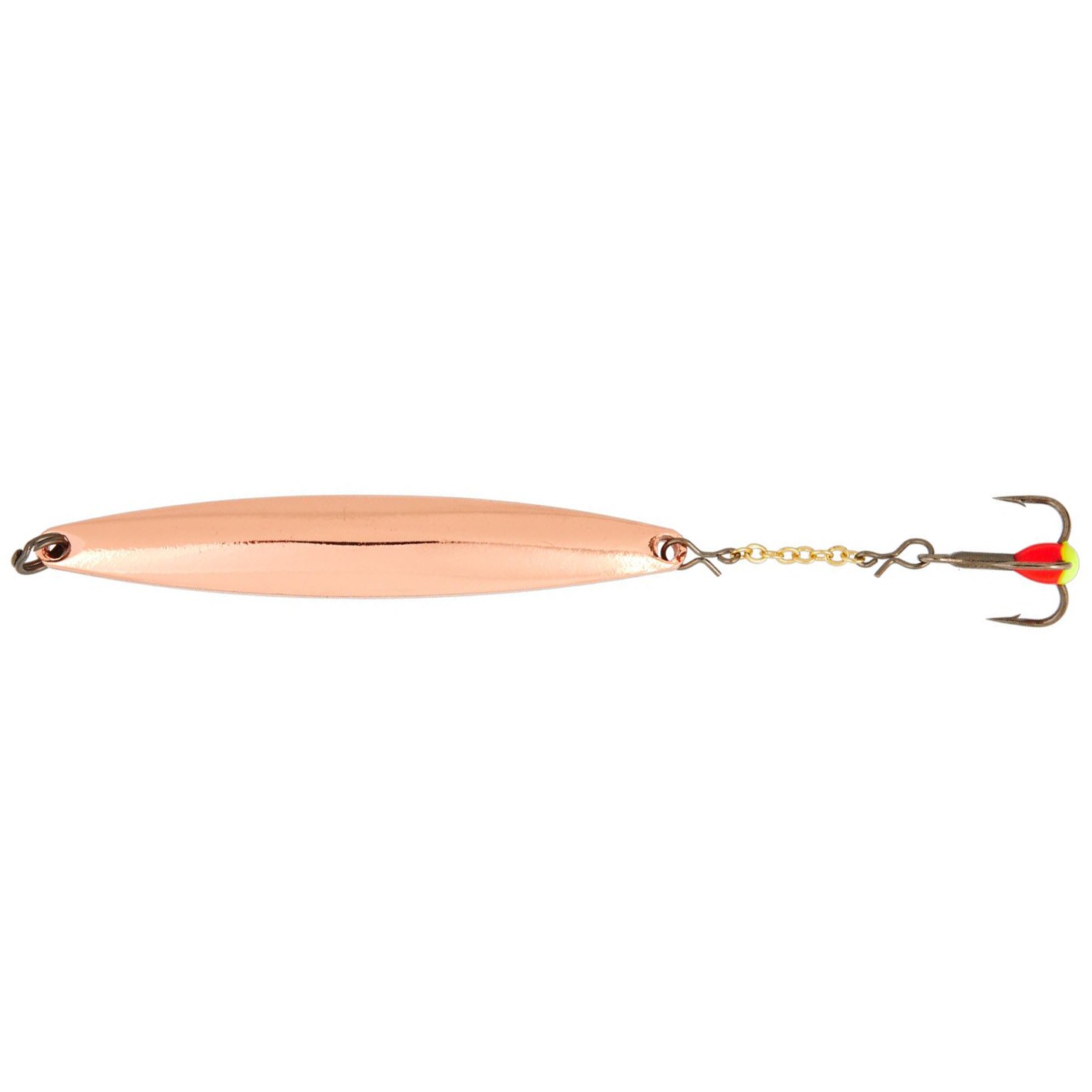 Зимняя Блесна Lucky John Nail Blade 6,5 гр 45 мм C С цепочкой и тройником  LJNB45-C — характеристики,
	                                    особенности конструкции