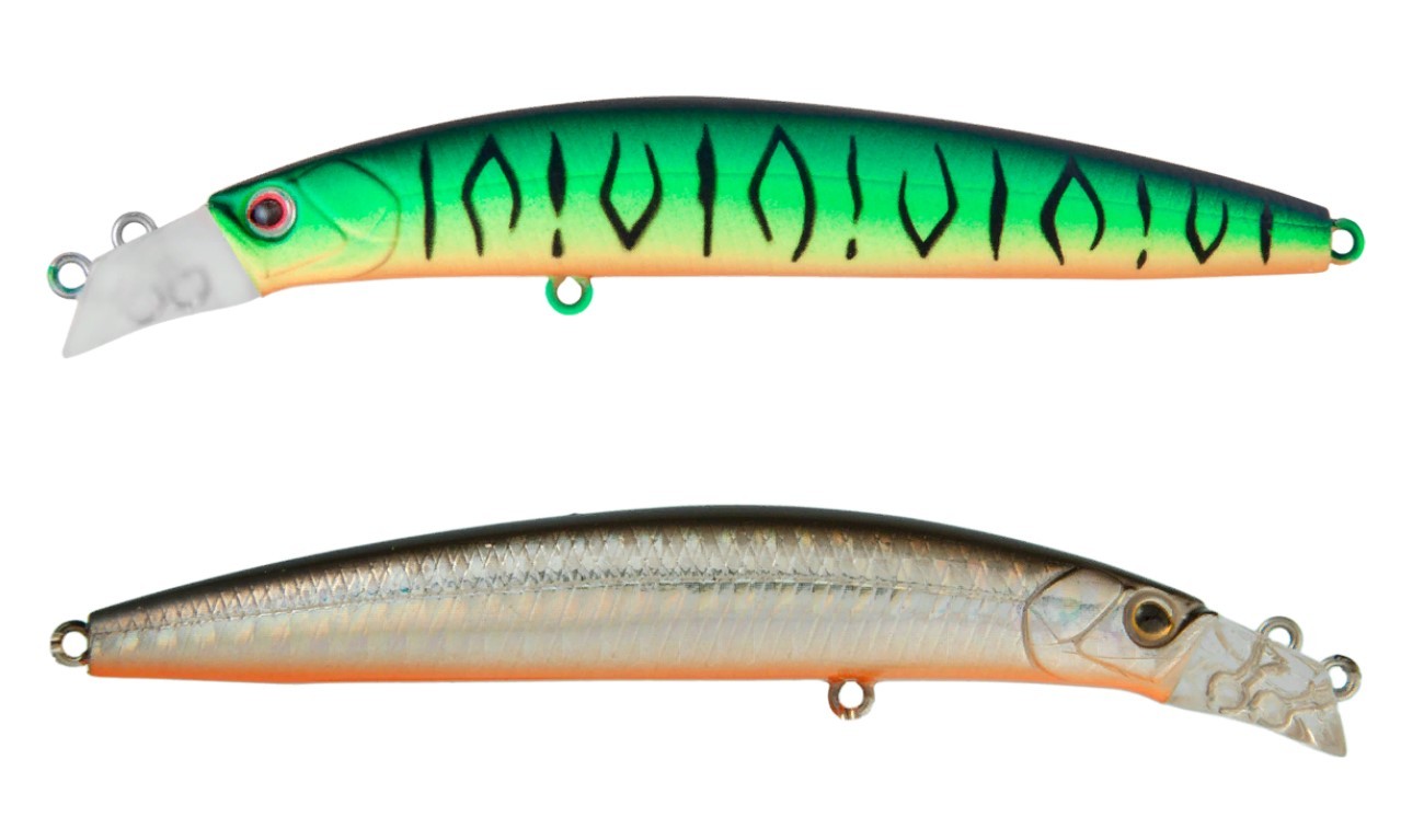 Воблер Strike Pro Alpha Minnow 115 GC01S/A70-713 Double Black Silver OB/Mat Tiger 12,5 гр   EG-033F#GC01S/A70-713 — характеристики,
	                                    особенности конструкции