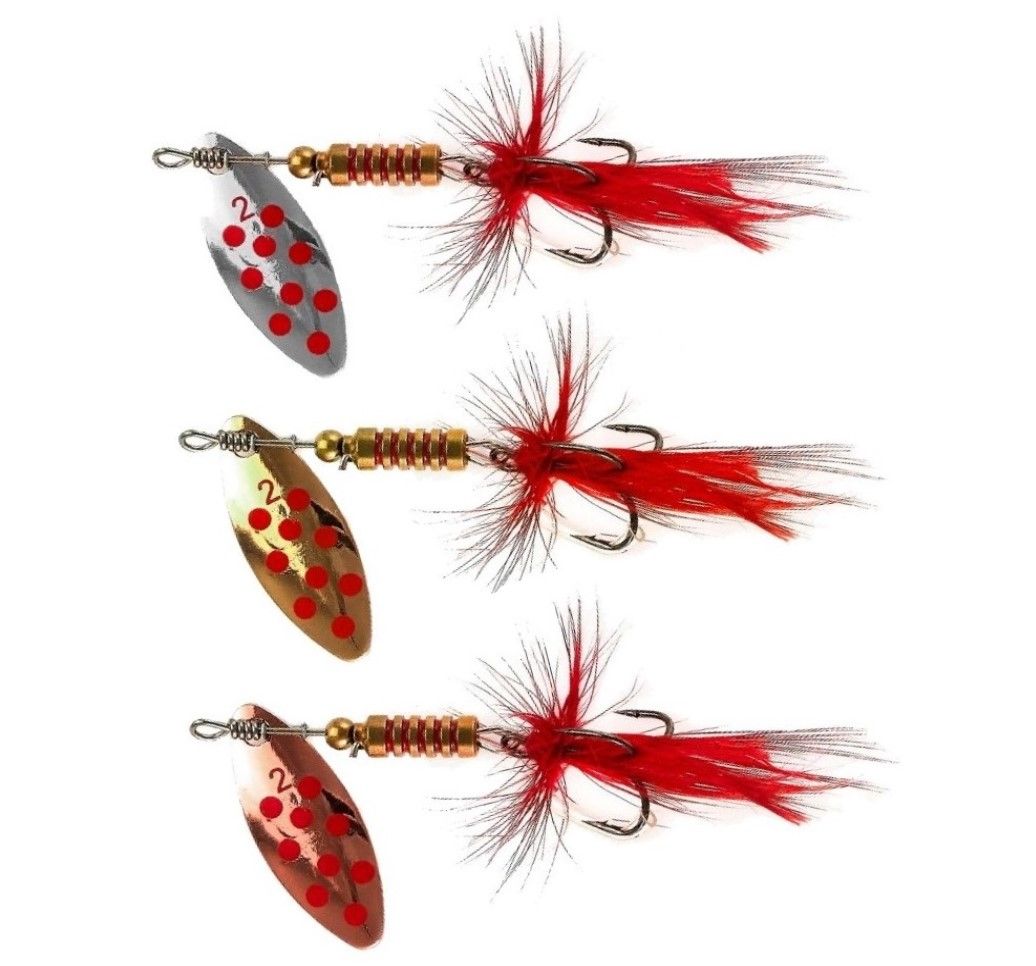 Вращающаяся Блесна Lucky John Spin-X Long №2 4 гр SR CR GR Набор  LJSL02-001SET — характеристики,
	                                    особенности конструкции