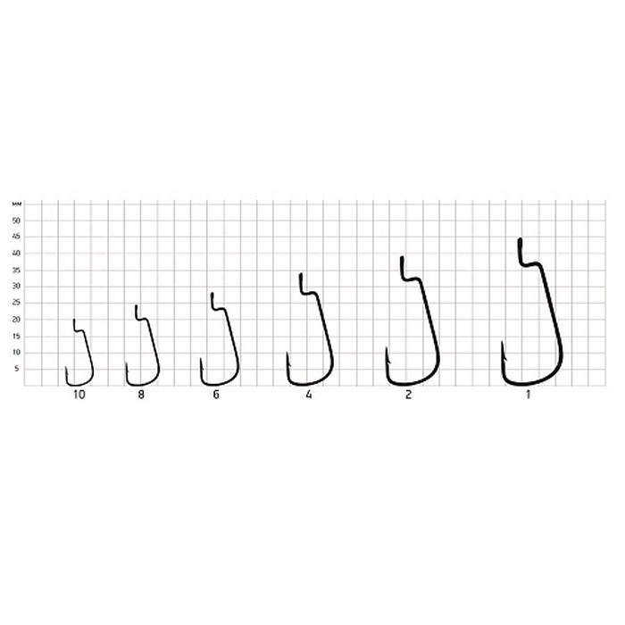 Крючок Офсетный Saikyo BS-3324 №12 10 шт BN   BS-3324BN12-10 — крупный план
	                                    2