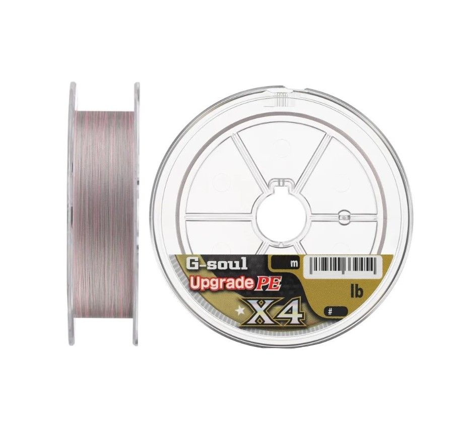 Плетеный шнур YGK G-Soul Upgrade X4 200 м  PE # 1 Gray-Pink 0,165 мм — характеристики,
	                                    особенности конструкции