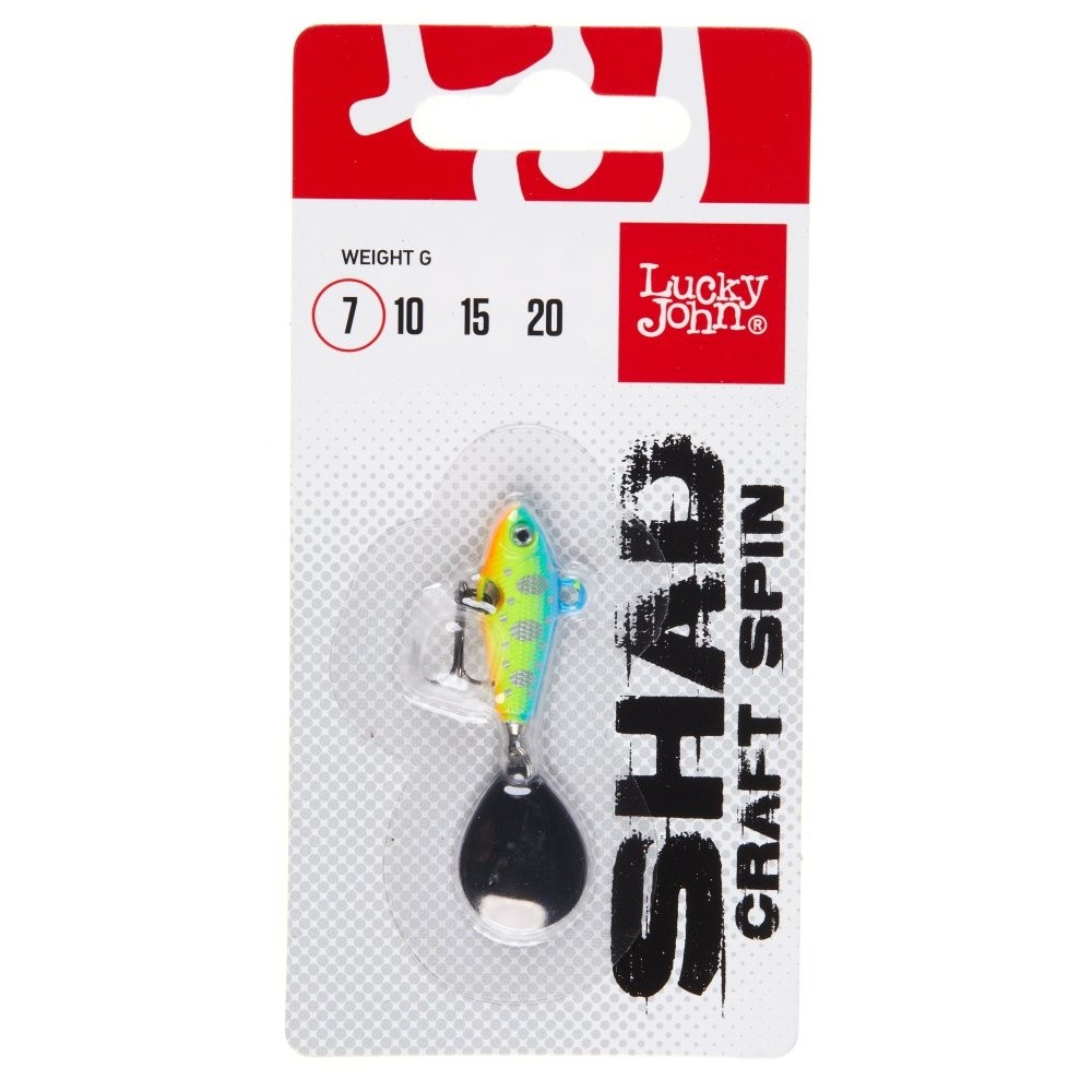Тейл-спиннер Lucky John Shad Craft Spin 7 7 гр  015   LJSCS007-015 — крупный план
	                                    1