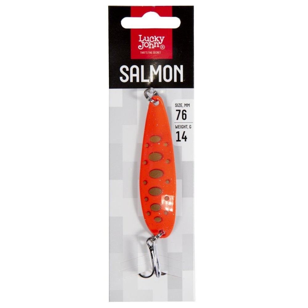 Колеблющаяся Блесна Lucky John Salmon 14 гр 76 мм 003   LJSAL014-003 — крупный план
	                                    3