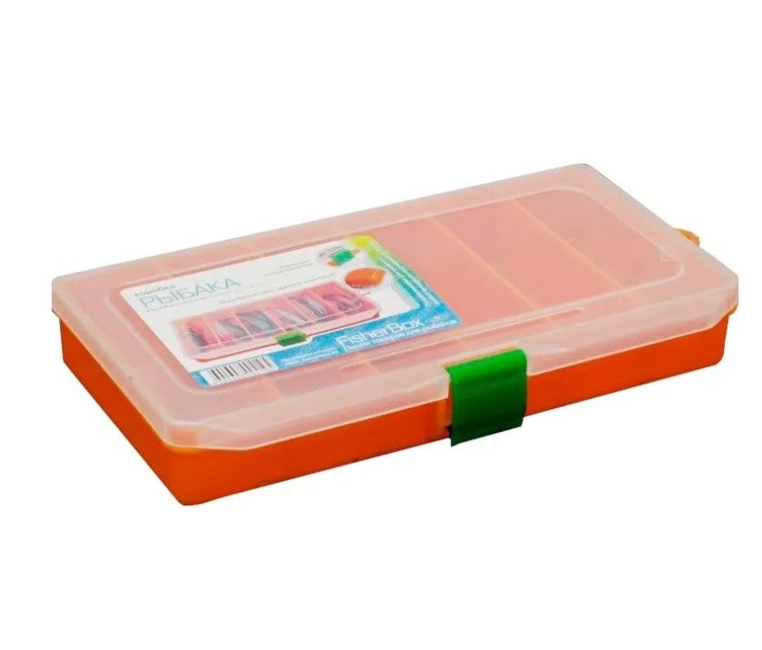 Коробка Fisherbox 216  22х12х3 см Orange   22.12.03 or — характеристики,
	                                    особенности конструкции