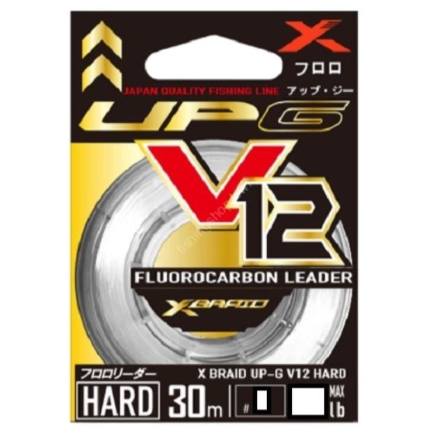 Флюорокарбон YGK X-Braid UP-G Leader V12 Hard 30 м  PE #6.0 — характеристики,  особенности конструкции