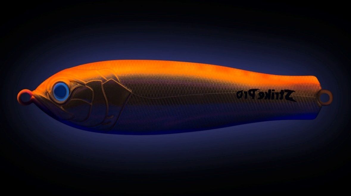 Колеблющаяся Блесна Strike Pro Salmon Profy 90 22,4 гр 90 мм A125E   PST-03C#A125E — крупный план
	                                    1