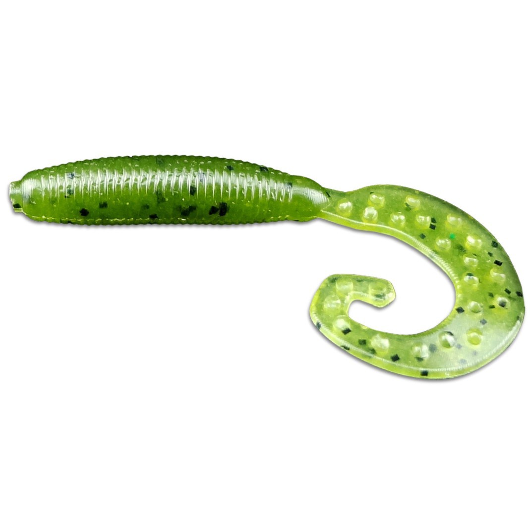 Силиконовая приманка Reins Fat G-Tail Grub 2 50 мм 20 шт 001-Watermelon Seed   FGTG2-001 — характеристики,  особенности конструкции