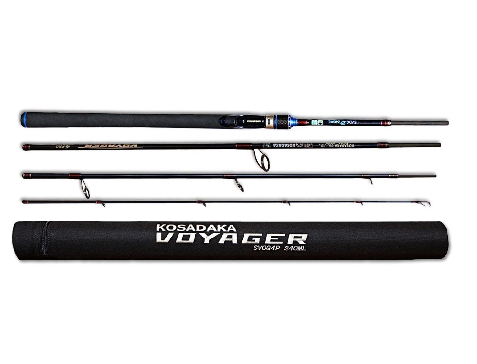 Спиннинг Kosadaka Voyager 4Pro 240L 240 см 3 - 17 гр    SVog4p240L — крупный план
	                                    1