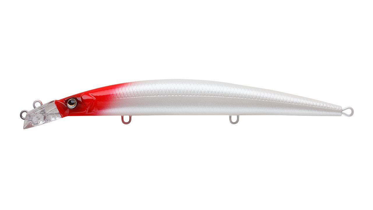 Воблер Strike Pro Top Water Minnow 130 022PF Milk Redhead 15 гр   JL-158F#022PF — характеристики,  особенности конструкции