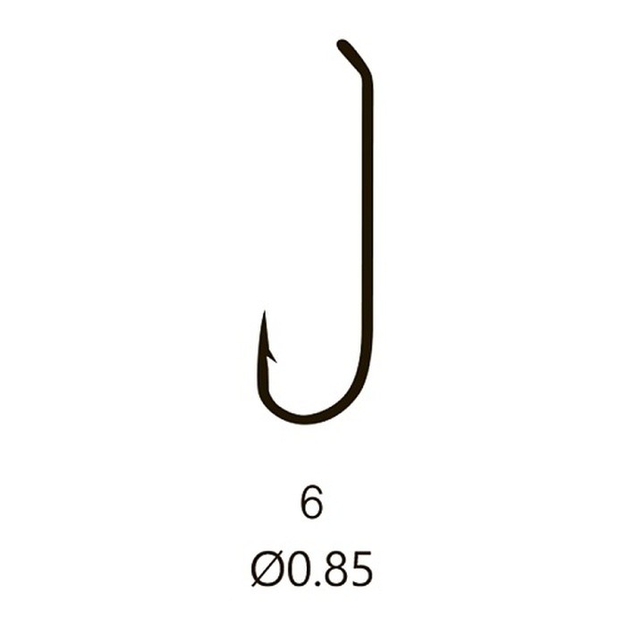 Крючок Одинарный Saikyo KH-71472 Streamer №6 20 шт BR   71472SFSBR6-20 — крупный план
	                                    1