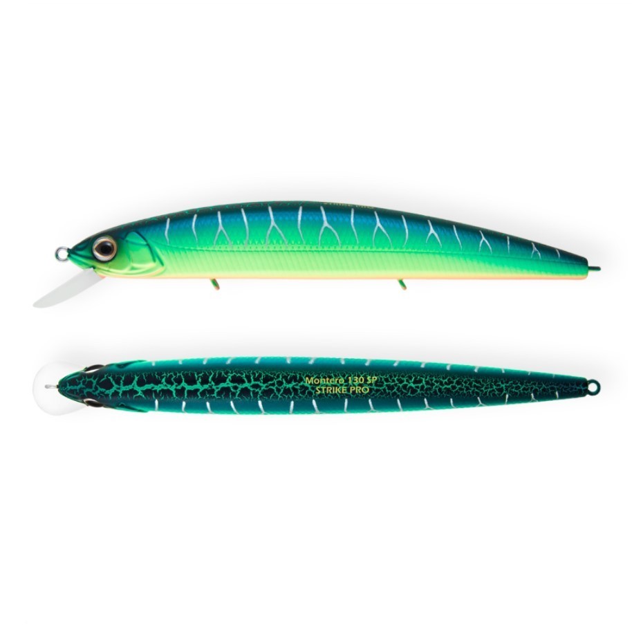 Воблер Strike Pro Montero 90SP A223S-RP Pearl Mat Tiger 8,6 гр   EG-190A-SP#A223S-RP — характеристики,
	                                    особенности конструкции