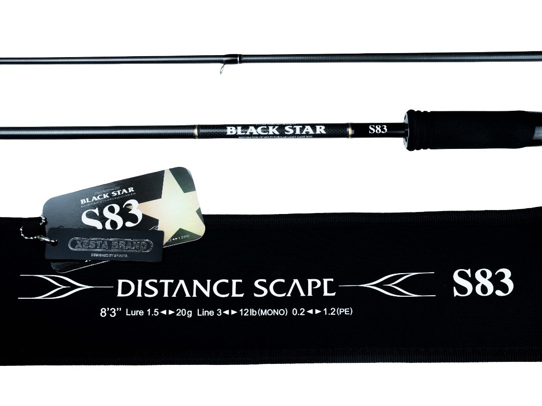Спиннинг Xesta Black Star 2nd Generation S83 252 см 1,5 - 20 гр  Distance Scape  XBS2-S83 — характеристики,  особенности конструкции