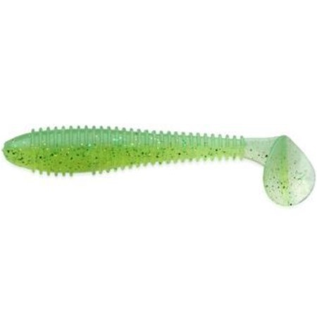 Силиконовая приманка Keitech Swing Impact Fat 3.8 96 мм 6 шт 424 Lime Chartreuse — характеристики,  особенности конструкции