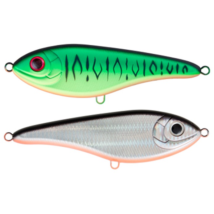 Воблер Strike Pro Buster Swim GC01S/A70-713S Double Black Silver OB/Mat Tiger 65 гр   EG-228#GC01S/A70-713S — характеристики,
	                                    особенности конструкции