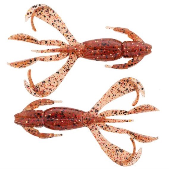 Силиконовая приманка Keitech Crazy Flapper 2.8 71 мм 8 шт 519 EBIMISO Red Copper — характеристики,  особенности конструкции